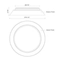KUZCO LIGHTING INC, JASPER FLUSH MOUNTS, FLUSH MOUNT CEILING LIGHTS
