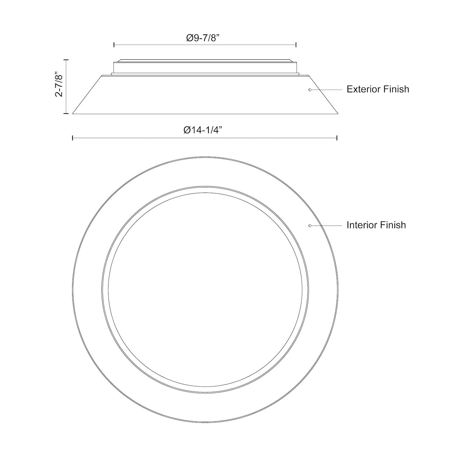 KUZCO LIGHTING INC, JASPER FLUSH MOUNTS, FLUSH MOUNT CEILING LIGHTS