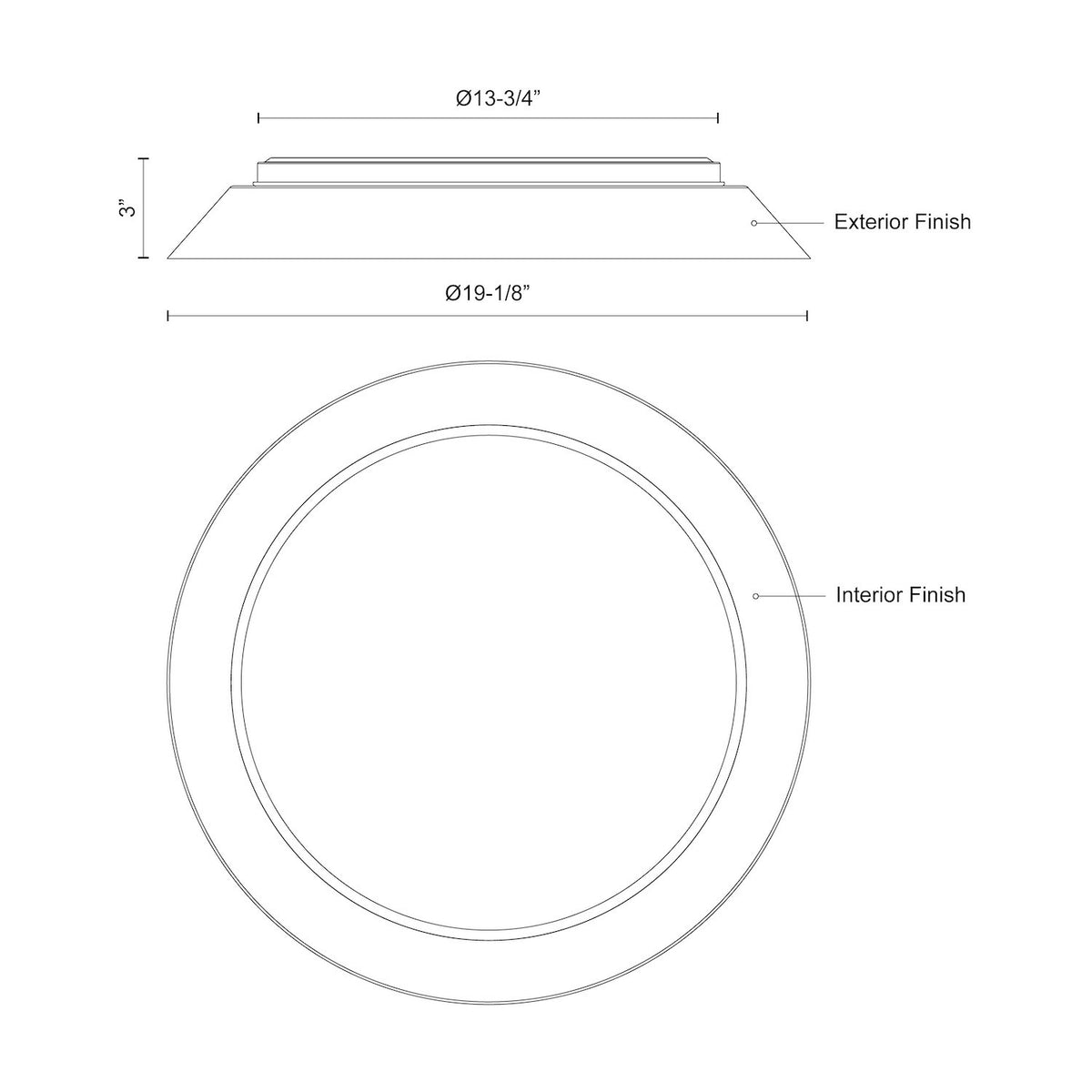 KUZCO LIGHTING INC, JASPER FLUSH MOUNTS, FLUSH MOUNT CEILING LIGHTS