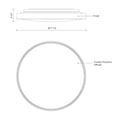 KUZCO LIGHTING INC, BRUNSWICK FLUSH MOUNTS, FLUSH MOUNT CEILING LIGHTS
