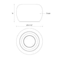 KUZCO LIGHTING INC, CROFT FLUSH MOUNTS, FLUSH MOUNT CEILING LIGHTS
