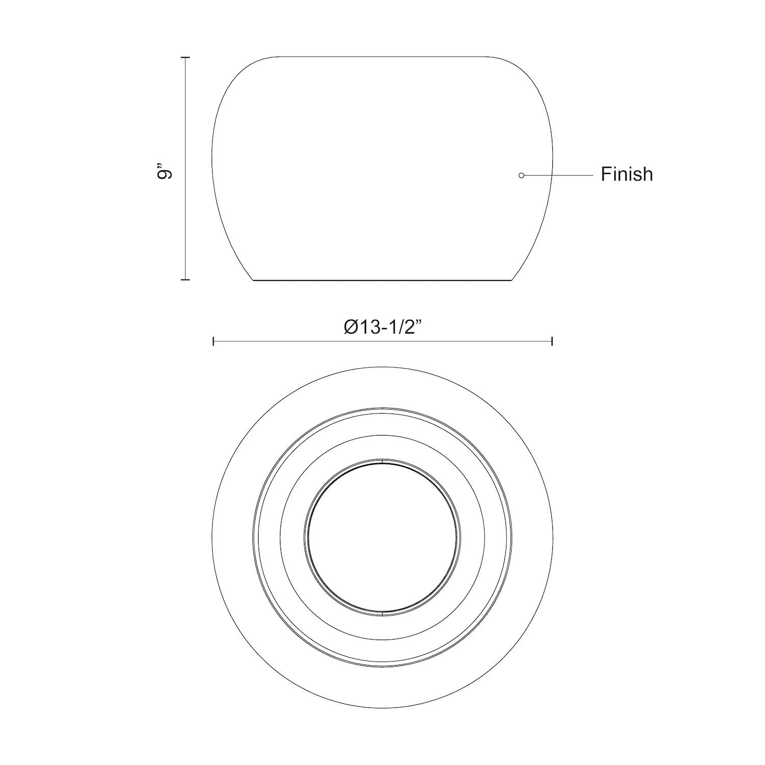 KUZCO LIGHTING INC, CROFT FLUSH MOUNTS, FLUSH MOUNT CEILING LIGHTS