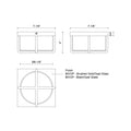 KUZCO LIGHTING INC, REGALO FLUSH MOUNTS, FLUSH MOUNT CEILING LIGHTS