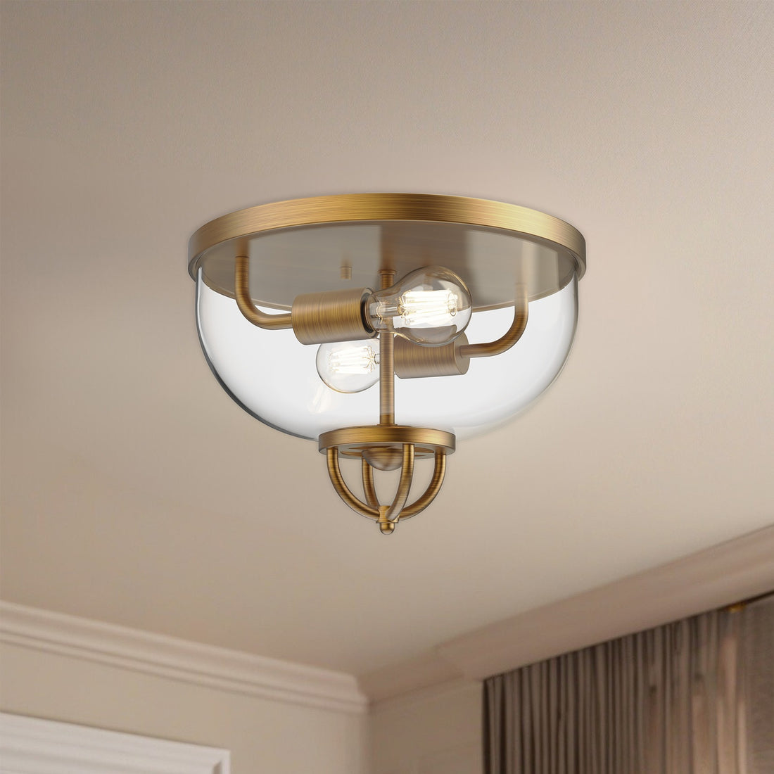 ALORA, LANCASTER FLUSH MOUNTS, FLUSH MOUNT CEILING LIGHTS 