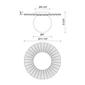 ALORA, PLUME FLUSH MOUNTS, FLUSH MOUNT CEILING LIGHTS