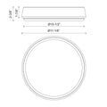 ALORA, LAVAL FLUSH MOUNTS, FLUSH MOUNT CEILING LIGHTS