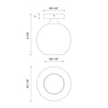 ALORA, CASTILLA FLUSH MOUNTS, FLUSH MOUNT CEILING LIGHTS