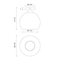 ALORA, CASTILLA FLUSH MOUNTS, FLUSH MOUNT CEILING LIGHTS