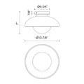 ALORA, RUBIO FLUSH MOUNTS, FLUSH MOUNT CEILING LIGHTS