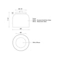 KUZCO LIGHTING INC, CEDAR FLUSH MOUNTS, FLUSH MOUNT CEILING LIGHTS