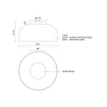 KUZCO LIGHTING INC, CEDAR FLUSH MOUNTS, FLUSH MOUNT CEILING LIGHTS
