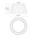 ALORA, PLISSE FLUSH MOUNTS, FLUSH MOUNT CEILING LIGHTS