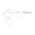 KUZCO LIGHTING INC, MEL FLUSH MOUNTS, FLUSH MOUNT CEILING LIGHTS