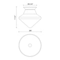 ALORA, NORA FLUSH MOUNTS, FLUSH MOUNT CEILING LIGHTS