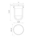 ALORA, CYRUS FLUSH MOUNTS, FLUSH MOUNT CEILING LIGHTS