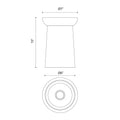 ALORA, EMIL FLUSH MOUNTS, FLUSH MOUNT CEILING LIGHTS