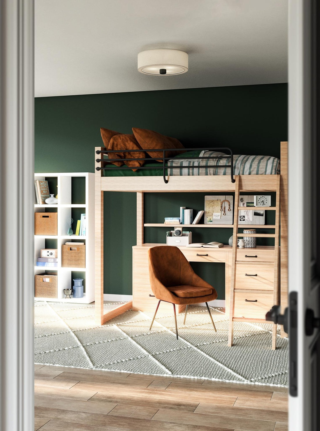 ALORA, THEO FLUSH MOUNTS, FLUSH MOUNT CEILING LIGHTS 