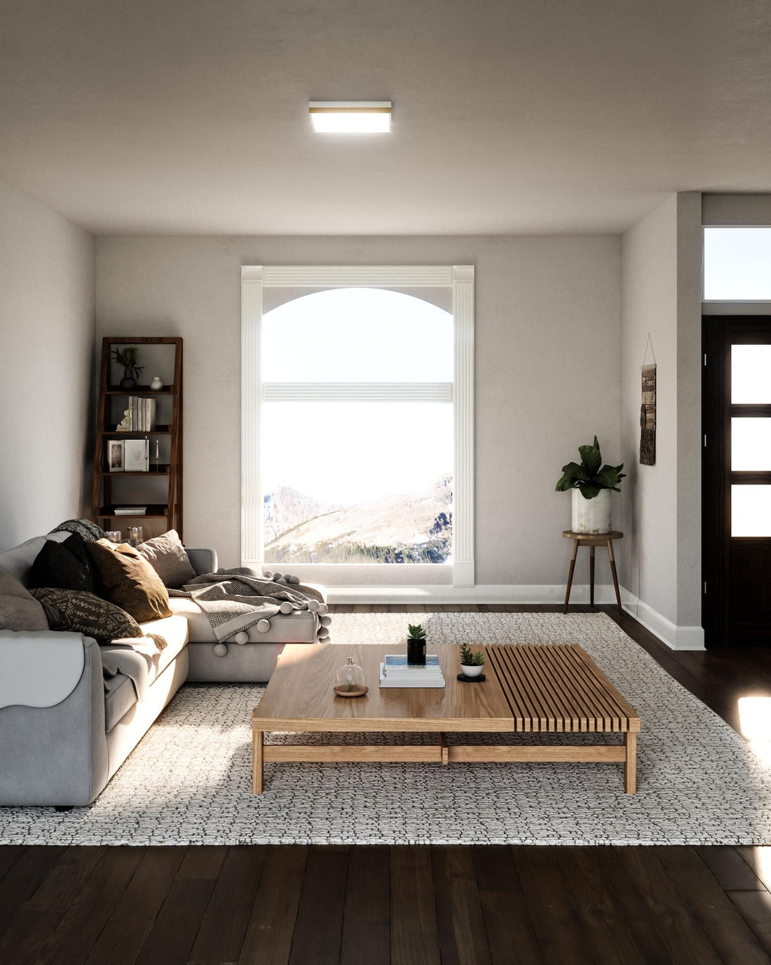 ALORA, SYDNEY FLUSH MOUNTS, FLUSH MOUNT CEILING LIGHTS 