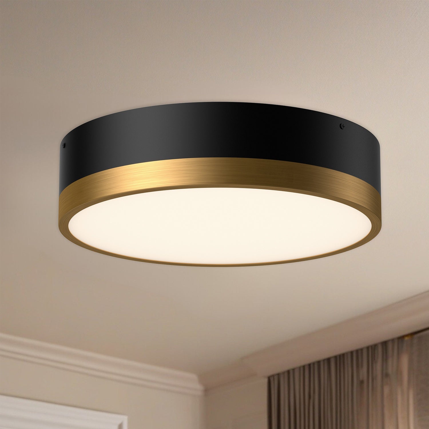 KUZCO LIGHTING INC, BRISBANE FLUSH MOUNTS, FLUSH MOUNT CEILING LIGHTS
