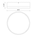 ALORA, BRISBANE FLUSH MOUNTS, FLUSH MOUNT CEILING LIGHTS