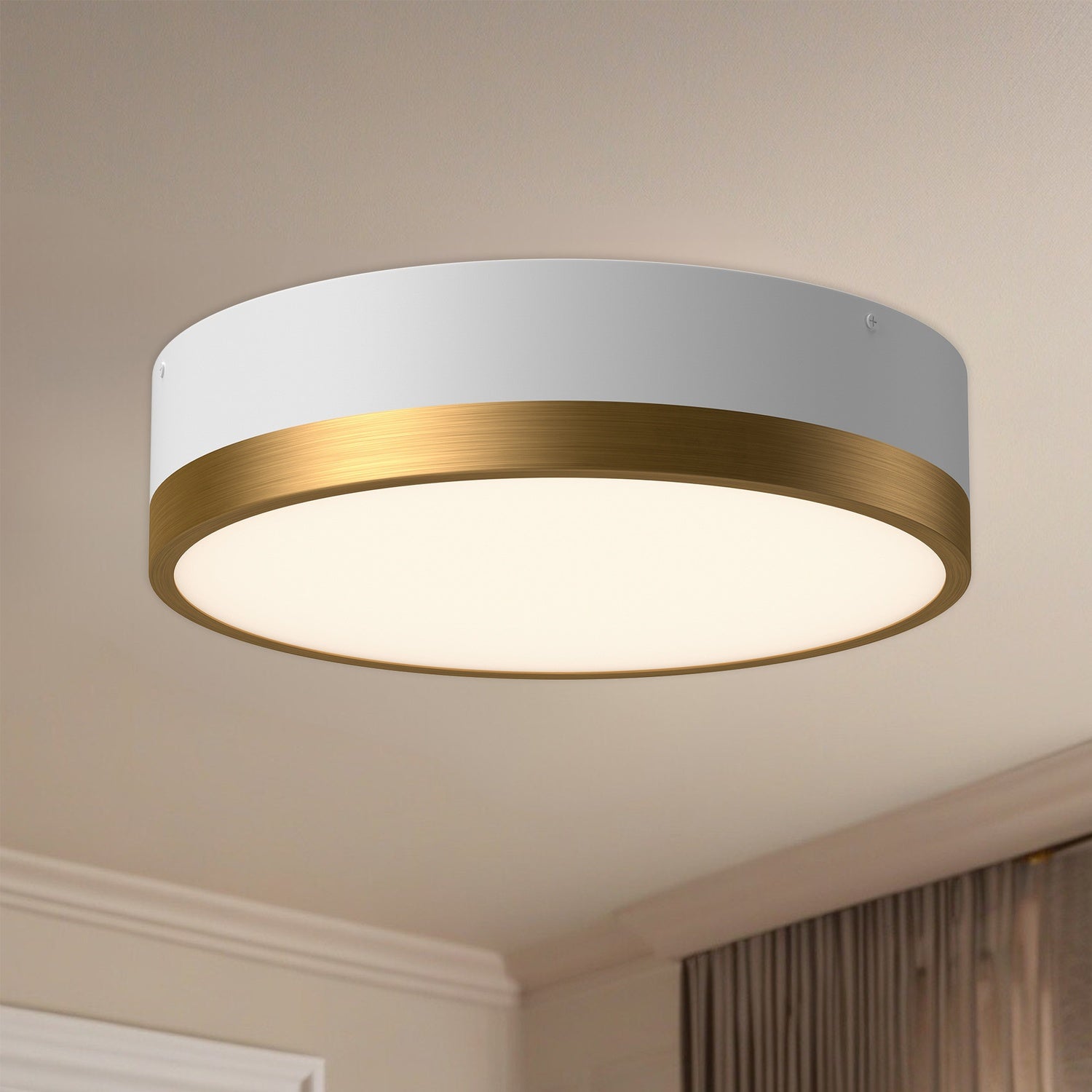 KUZCO LIGHTING INC, BRISBANE FLUSH MOUNTS, FLUSH MOUNT CEILING LIGHTS