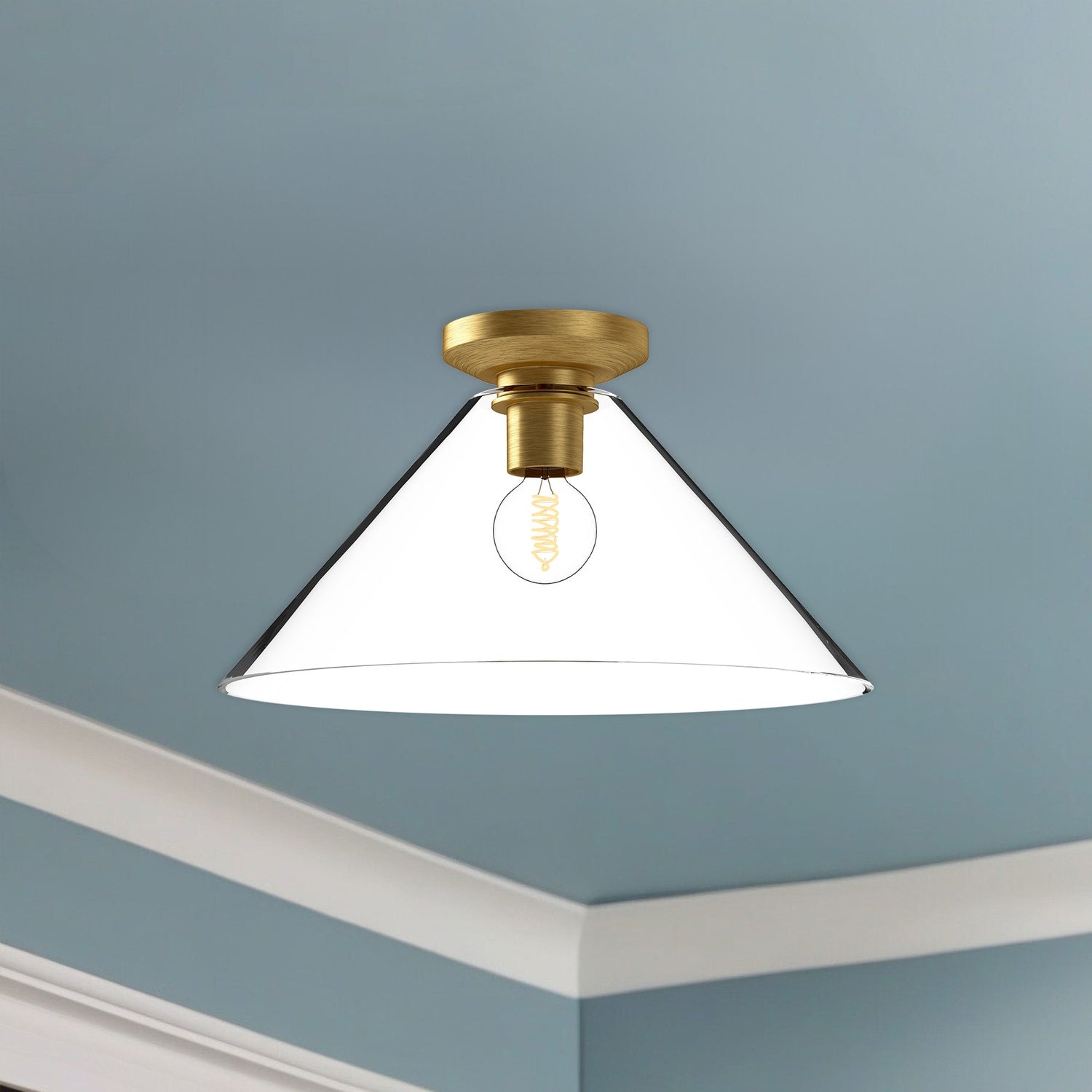 KUZCO LIGHTING INC, SALEM FLUSH MOUNTS, FLUSH MOUNT CEILING LIGHTS