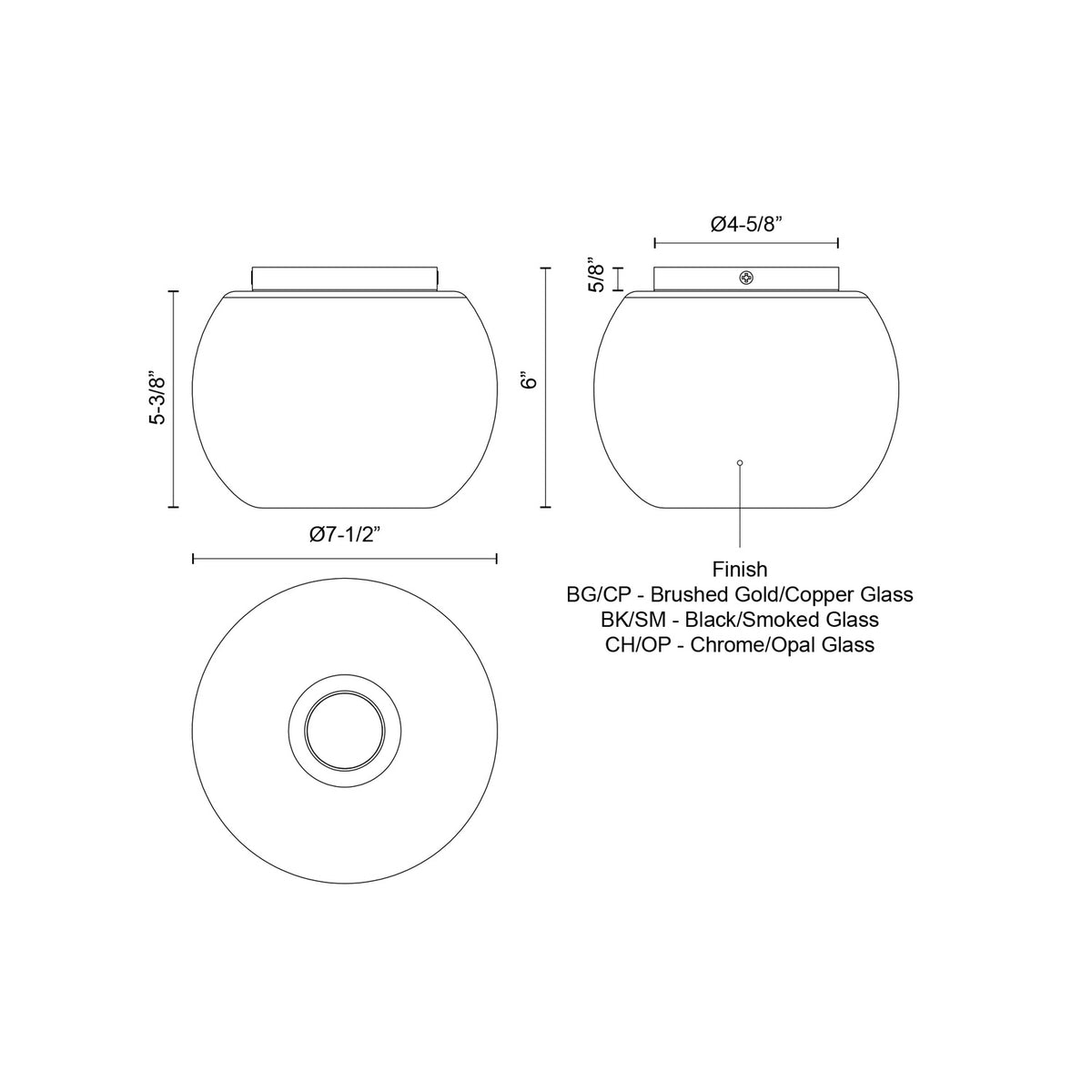 KUZCO LIGHTING INC, SAMAR FLUSH MOUNTS, FLUSH MOUNT CEILING LIGHTS