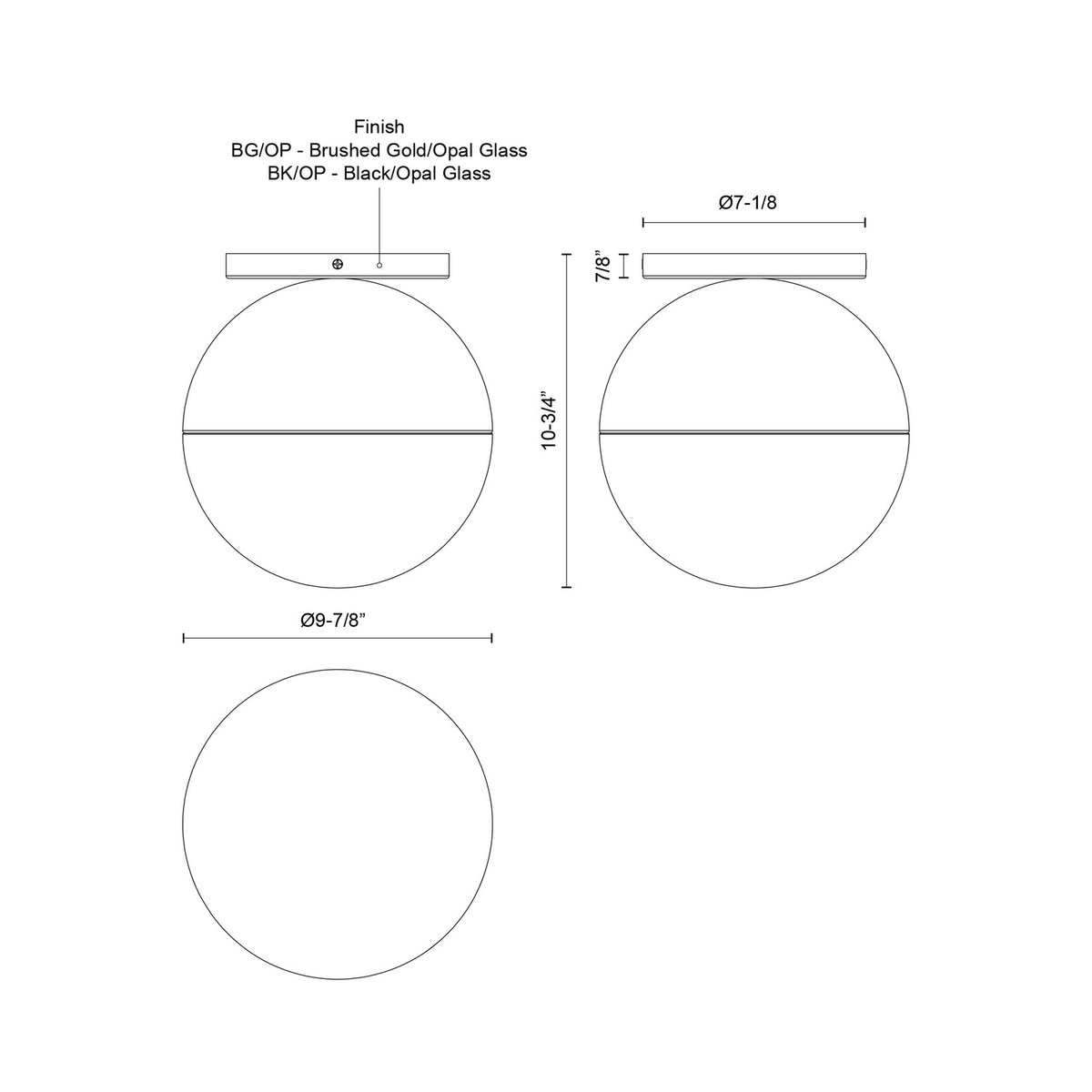 KUZCO LIGHTING INC, MONAE FLUSH MOUNTS, FLUSH MOUNT CEILING LIGHTS