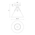 ALORA, ARCHER FLUSH MOUNTS, FLUSH MOUNT CEILING LIGHTS
