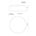 KUZCO LIGHTING INC, CHARLIE FLUSH MOUNTS, FLUSH MOUNT CEILING LIGHTS