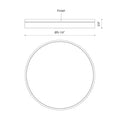 KUZCO LIGHTING INC, NOVEL FLUSH MOUNTS, FLUSH MOUNT CEILING LIGHTS