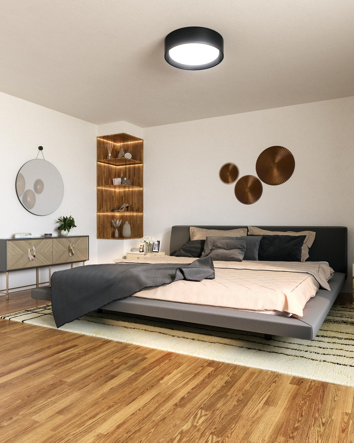 KUZCO LIGHTING INC, DALTON FLUSH MOUNTS, FLUSH MOUNT CEILING LIGHTS