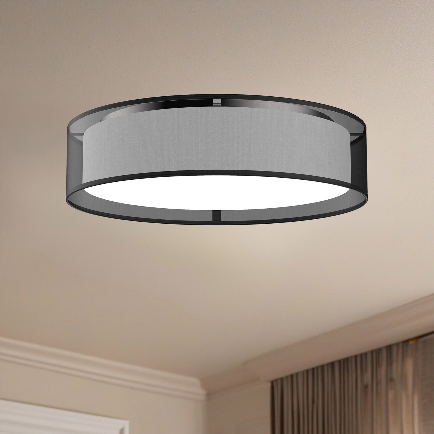 KUZCO LIGHTING INC, DALTON FLUSH MOUNTS, FLUSH MOUNT CEILING LIGHTS