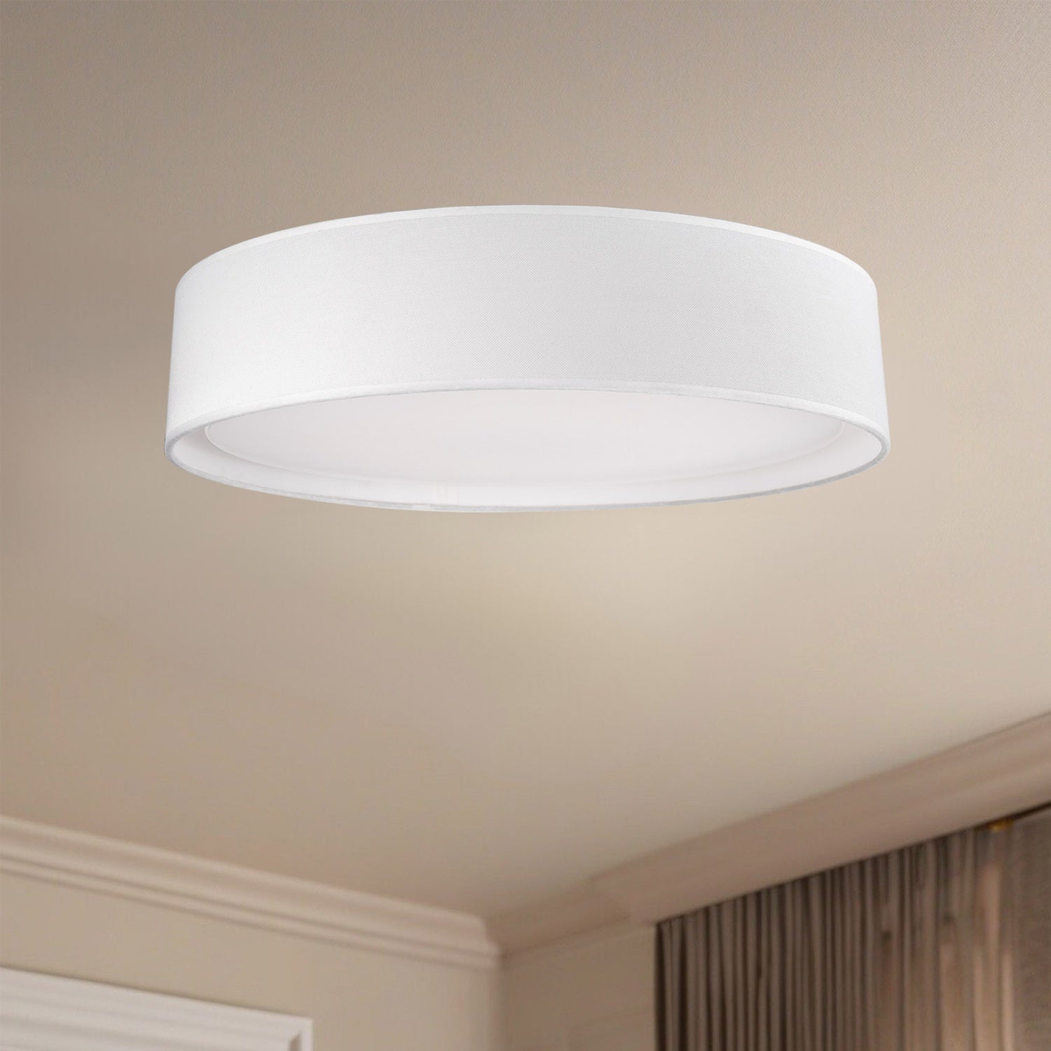 KUZCO LIGHTING INC, DALTON FLUSH MOUNTS, FLUSH MOUNT CEILING LIGHTS