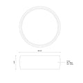 KUZCO LIGHTING INC, SAVILE FLUSH MOUNTS, FLUSH MOUNT CEILING LIGHTS
