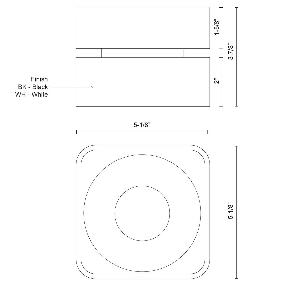 KUZCO LIGHTING INC, SOLO FLUSH MOUNTS, FLUSH MOUNT CEILING LIGHTS