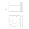 KUZCO LIGHTING INC, SOLO FLUSH MOUNTS, FLUSH MOUNT CEILING LIGHTS