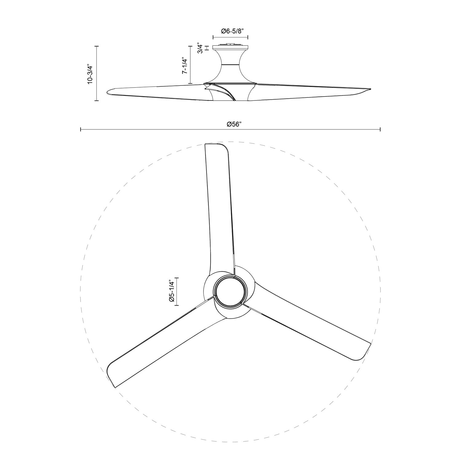 ALORA, EMIKO-H CEILING FANS, OUTDOOR CEILING FAN