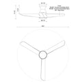 KUZCO LIGHTING INC, THALIA HUGGER FANS, OUTDOOR CEILING FAN