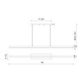 KUZCO LIGHTING INC, VEGA LINEAR PENDANTS, PENDANT LIGHT