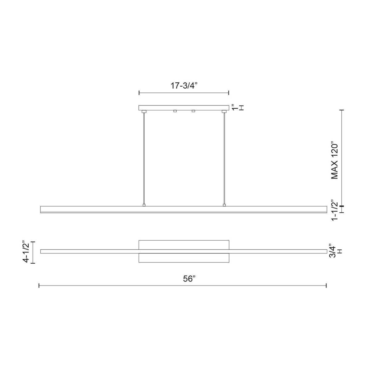 KUZCO LIGHTING INC, VEGA LINEAR PENDANTS, PENDANT LIGHT