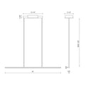 KUZCO LIGHTING INC, CHUTE LINEAR PENDANTS, PENDANT LIGHT