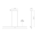 KUZCO LIGHTING INC, CHUTE LINEAR PENDANTS, PENDANT LIGHT