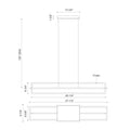 KUZCO LIGHTING INC, MONDRIAN LINEAR PENDANTS, PENDANT LIGHT