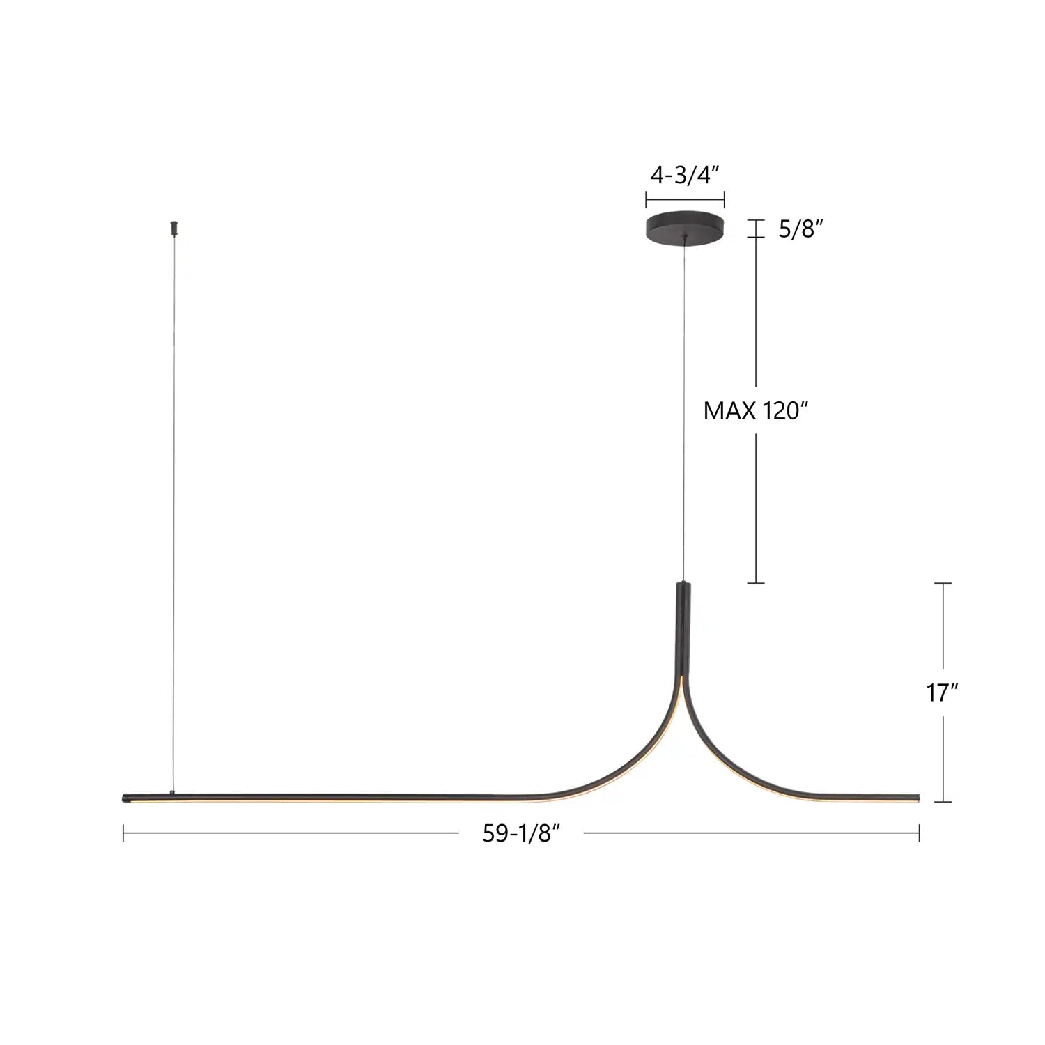 KUZCO LIGHTING INC, THREAD LINEAR PENDANTS, PENDANT LIGHT