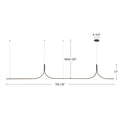 KUZCO LIGHTING INC, THREAD LINEAR PENDANTS, PENDANT LIGHT
