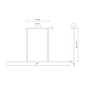 KUZCO LIGHTING INC, VEGA MINOR LINEAR PENDANTS, PENDANT LIGHT