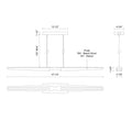 KUZCO LIGHTING INC, DAKOTA LINEAR PENDANTS, PENDANT LIGHT