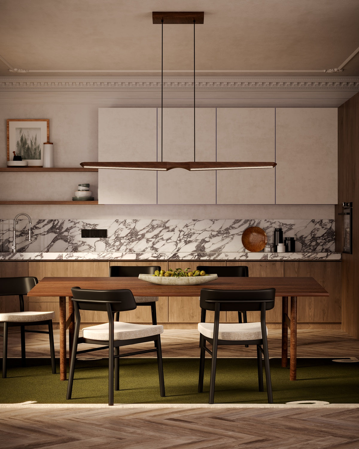 KUZCO LIGHTING INC, DAKOTA LINEAR PENDANTS, PENDANT LIGHT