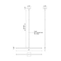 KUZCO LIGHTING INC, BLADE LINEAR PENDANTS, PENDANT LIGHT